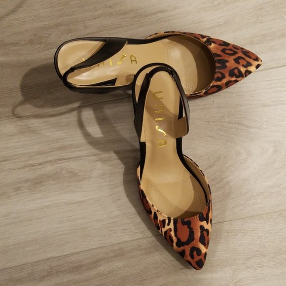 leopard  print heels - Picture 4 of 4